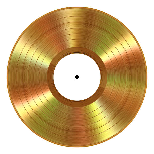 Framed Gold Vinyl Records