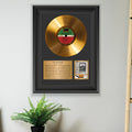 Led Zeppelin IV Gold Record Framed Wall Art Classic Rock Memorabilia