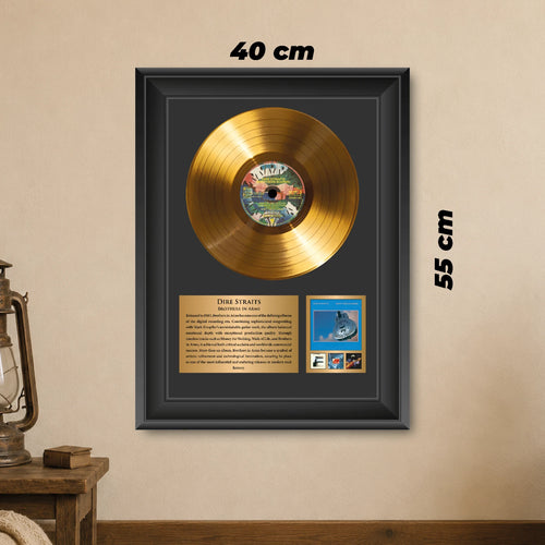 Dire Straits Brothers in Arms Gold Record Framed Wall Art Decor
