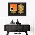 Maurice Jarre – Framed Gold Plated Record Vinyl  – Copy Signed – Wall Art