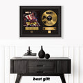 Rocky – Framed Gold Plated Record Vinyl  – Copy Signed – Premium Wall Art