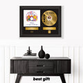 Queen – Framed Gold Plated Record Vinyl  – Copy Signed – Premium Wall Art