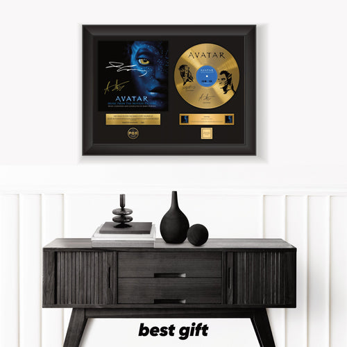 Avatar – Framed Gold Plated Record Vinyl  – Copy Signed – Premium Wall Art