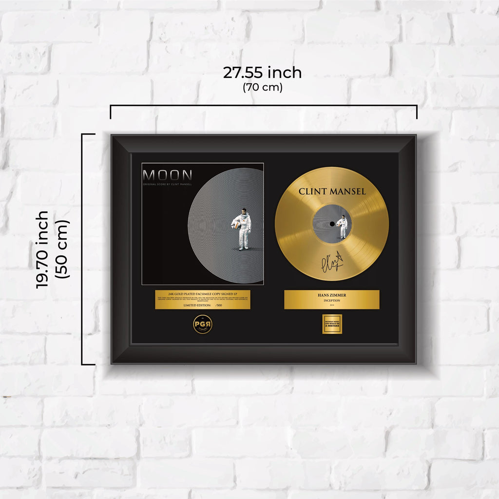 Clint Mansel – Framed Gold Plated Record Vinyl  – Copy Signed – Premium Wall Art