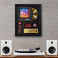 Framed Custom Album Cover & Vinyl Record Display