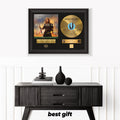 Braveheart – Framed Gold Plated Record Vinyl  – Copy Signed – Premium Wall Art