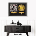 The Rolling Stones – Framed Gold Plated Record Vinyl  – Copy Signed