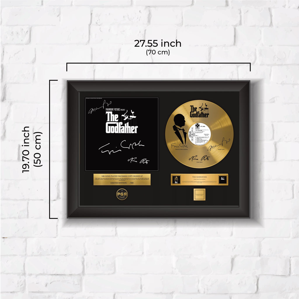 The Godfather – Framed Gold Plated Record Vinyl  – Copy Signed – Wall Art