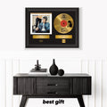Bob Dylan – Framed Gold Plated Record Vinyl  – Copy Signed – Premium Wall Art