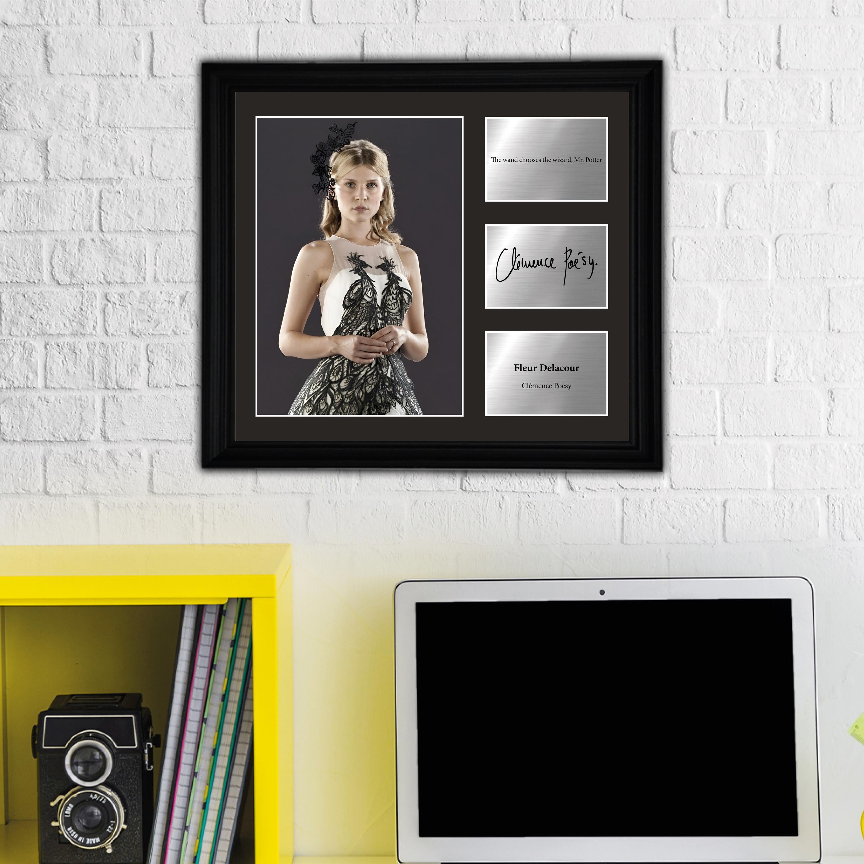 Fleur Delacour - Clémence Poésy - Framed Movie Character Print with Copy Signed