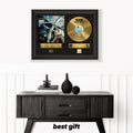 2001 A Space Odyssey – Framed Gold Plated Record Vinyl  – Copy Signed