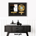 Scarface – Framed Gold Plated Record Vinyl  – Copy Signed – Premium Wall Art