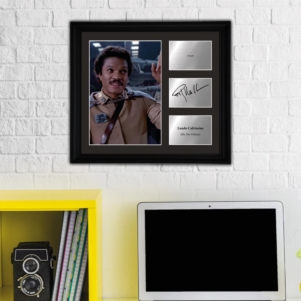 Lando Calrissian - Billy De Williams  - Movie Character Print with Copy Signed