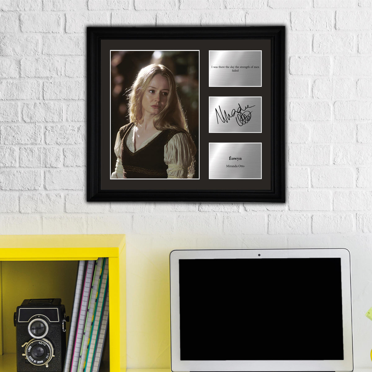 Eowyn - Miranda Otto - Framed Movie Character Print with Copy Signed