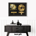 Lord Of The Rings – Framed Gold Plated Record Vinyl  – Copy Signed