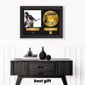 Bruce Springsteen – Framed Gold Plated Record Vinyl  – Copy Signed – Wall Art