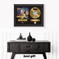 Back To The Future – Framed Gold Plated Record Vinyl  – Copy Signed