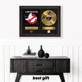Ghostbusters – Framed Gold Plated Record Vinyl  – Copy Signed – Premium Wall Art