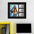 Aquaman - Jason Momoa - Framed Movie Character Print with Copy Signed