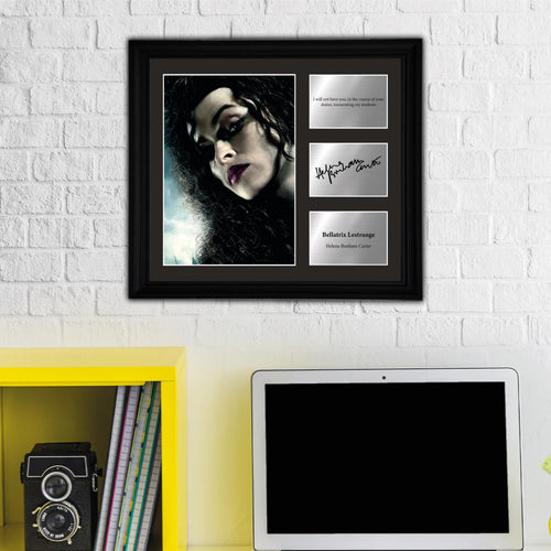 Bellatrix Lestrange - Helena Bonham Carter - Framed Movie Character Print