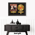 Ella And Louis – Framed Gold Plated Record Vinyl  – Copy Signed – Wall Art