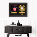Black Sabbath – Framed Gold Plated Record Vinyl  – Copy Signed – Wall Art