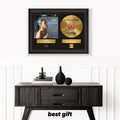 Billie Holiday – Framed Gold Plated Record Vinyl  – Copy Signed – Wall Art