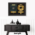 Anthrax – Framed Gold Plated Record Vinyl  – Copy Signed – Premium Wall Art