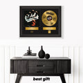 Judas Priest – Framed Gold Plated Record Vinyl  – Copy Signed – Premium Wall Art