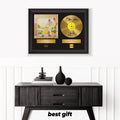 Elton John – Framed Gold Plated Record Vinyl  – Copy Signed – Premium Wall Art