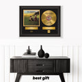 John Barry – Framed Gold Plated Record Vinyl  – Copy Signed – Premium Wall Art