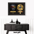 Superman Man Of Steel – Framed Gold Plated Record Vinyl  – Copy Signed