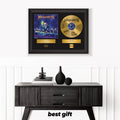 Megadeath – Framed Gold Plated Record Vinyl  – Copy Signed – Premium Wall Art