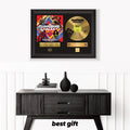 Guardians Of The Galaxy – Framed Gold Plated Record Vinyl  – Copy Signed