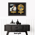 Michael Jackson – Framed Gold Plated Record Vinyl  – Copy Signed – Wall Art