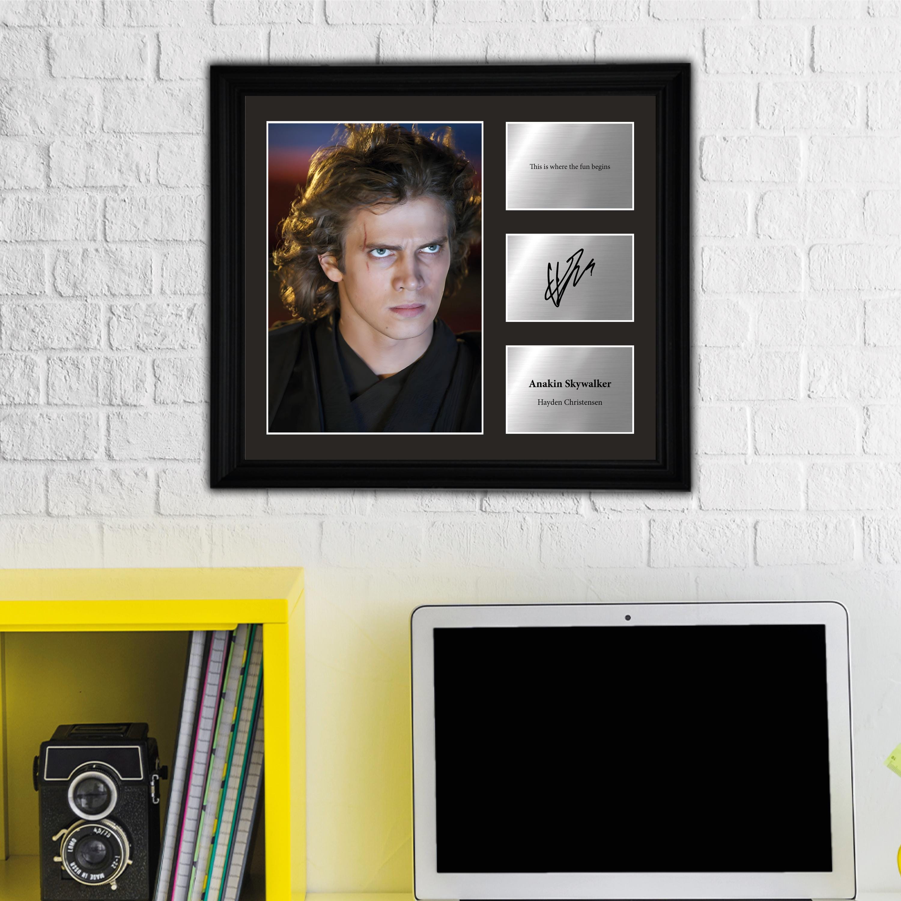Anakin Skywalker - Hayden Cristensen  - Movie Character Print with Copy Signed