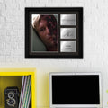 Two Face - Aaron Eckhart - Framed Movie Character Print with Copy Signed