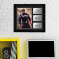 Captain America - Chris Evans - Framed Movie Character Print with Copy Signed