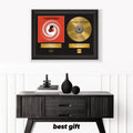 Bernard Herrman – Framed Gold Plated Record Vinyl  – Copy Signed – Wall Art