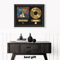 Rick And Purplety – Framed Gold Plated Record Vinyl  – Copy Signed – Wall Art