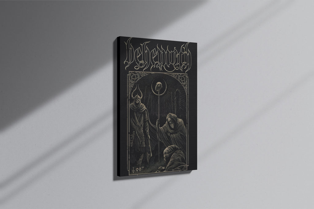 GeekCultcha Behemoth Dark Art Premium Canvas Painting