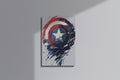 GeekCultcha Marvel Captain America Shield Design Premium Canvas Painting