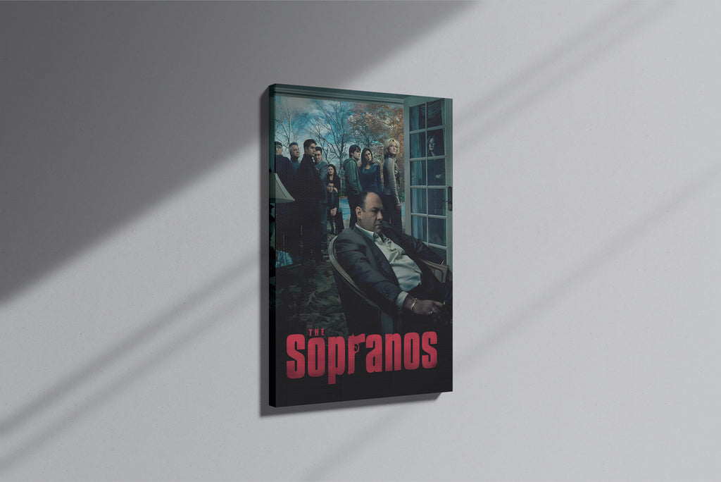 GeekCultcha Premium Canvas Painting with The Sopranos TV Series Theme