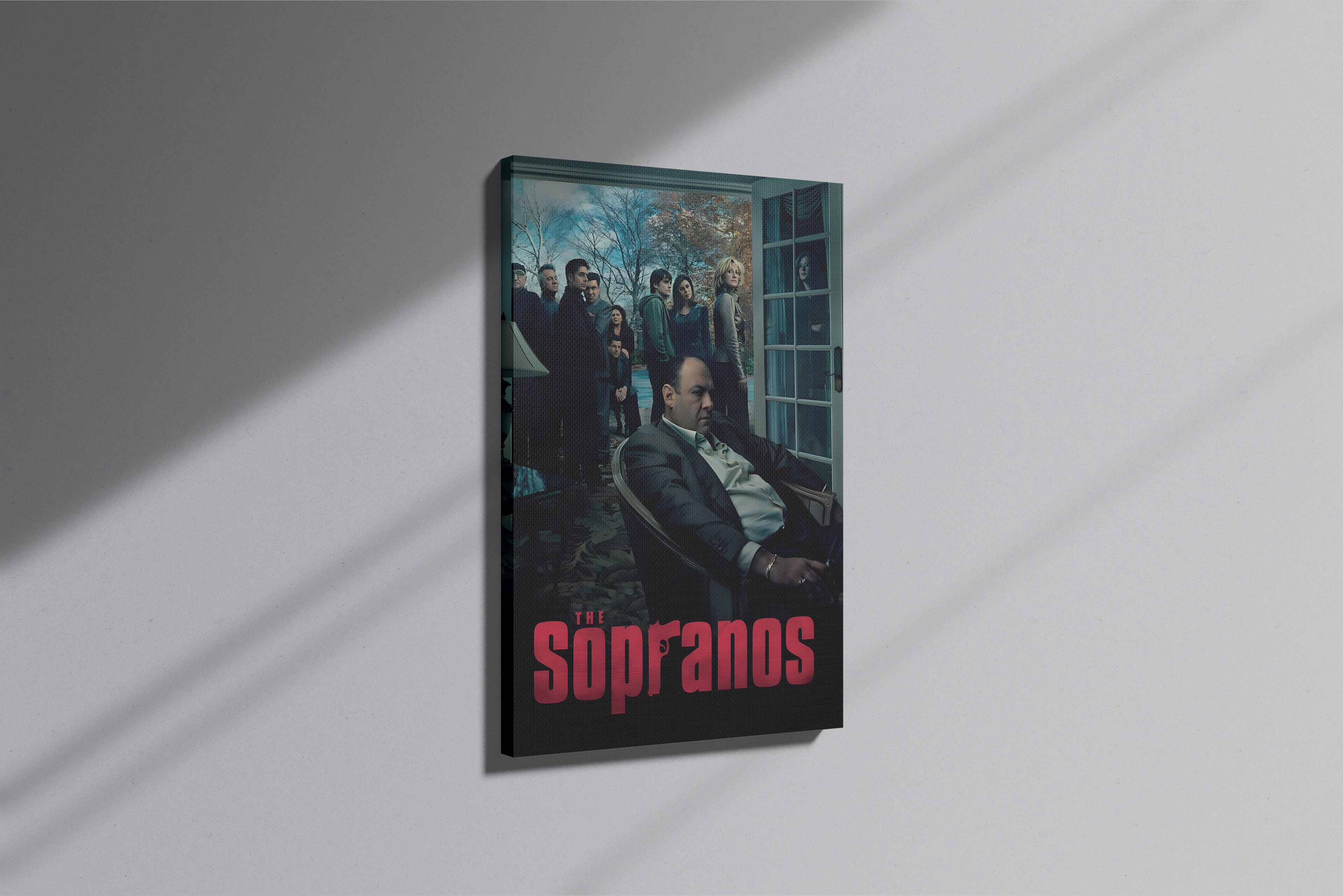 GeekCultcha Premium Canvas Painting with The Sopranos TV Series Theme