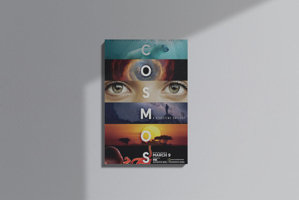 GeekCultcha Cosmos: A Space-Time Adventure Premium Canvas Painting
