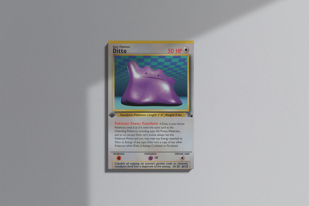 GeekCultcha Pokémon Ditto Premium Canvas Print