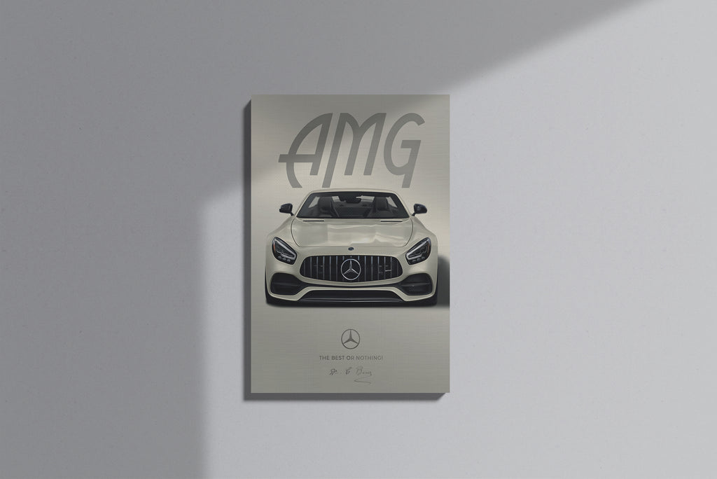 GeekCultcha Mercedes-Benz AMG Premium Canvas Print