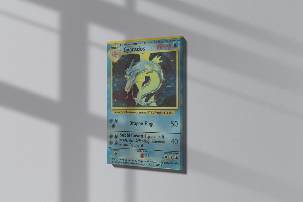 GeekCultcha Pokémon Gyarados Premium Canvas Print