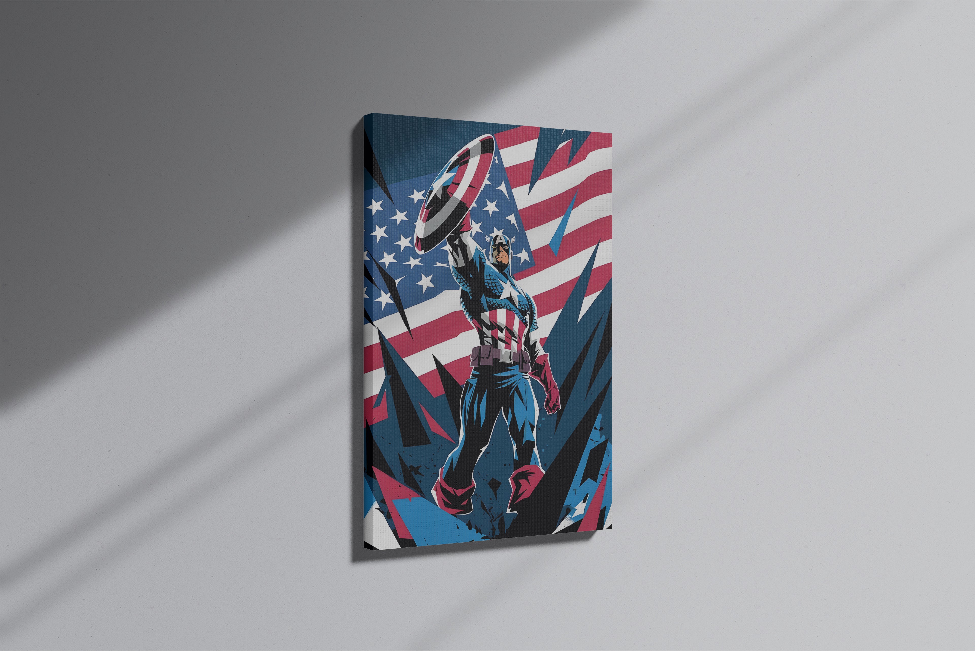GeekCultcha Marvel Captain America Premium Canvas Print
