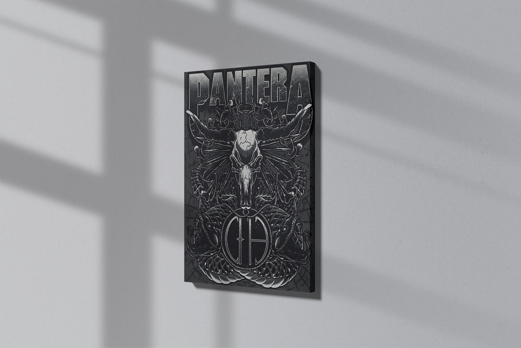 GeekCultcha Pantera Design Premium Canvas Painting
